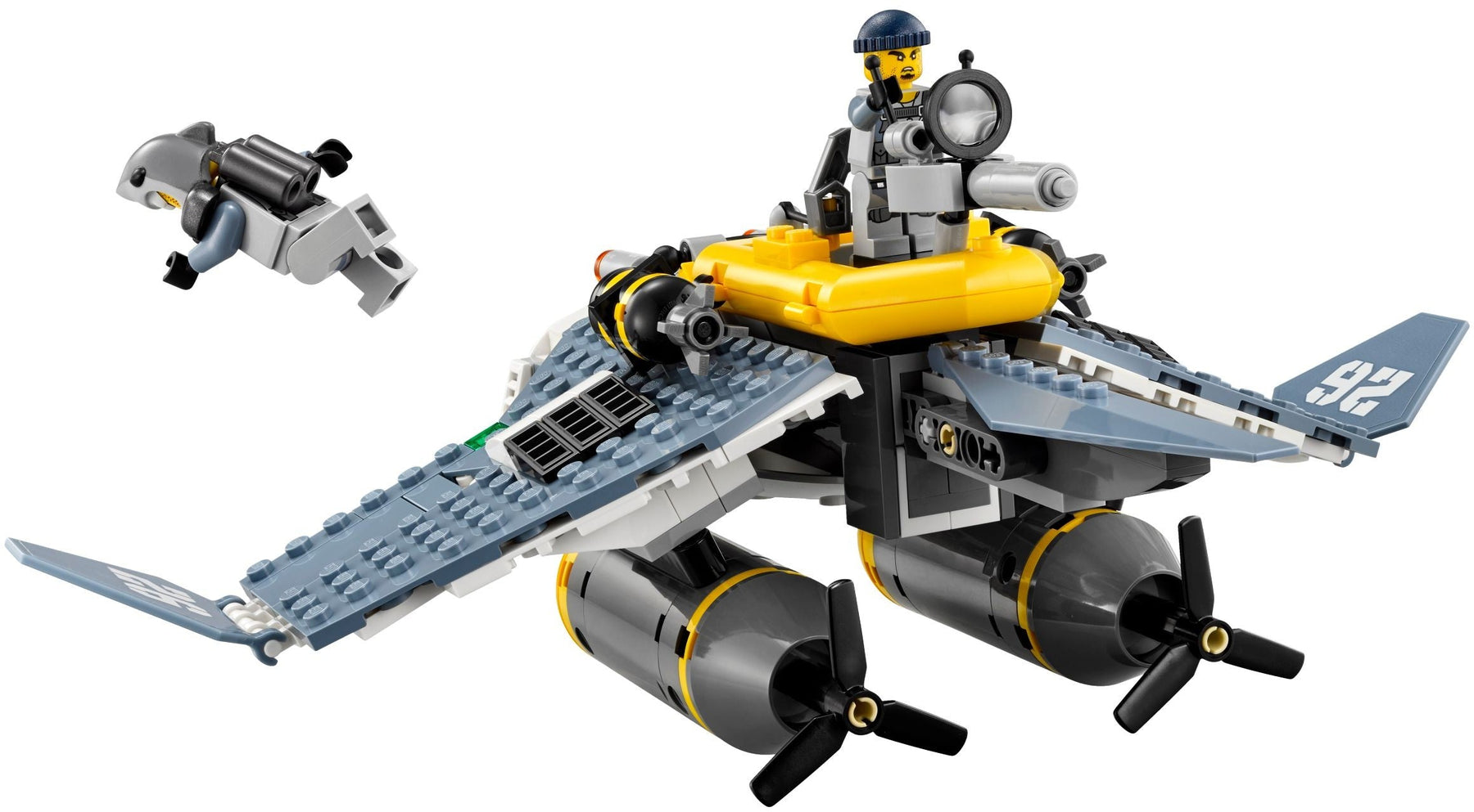 LEGO 70609 Manta Ray Bomber - NINJAGO Movie Cole's Plane - SuperSaverAU - view 3