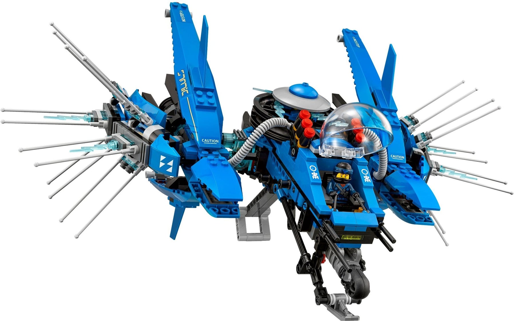 LEGO 70614 NINJAGO Movie Lightning Jet - Jay vs. Shark Army - SuperSaverAU - view 7