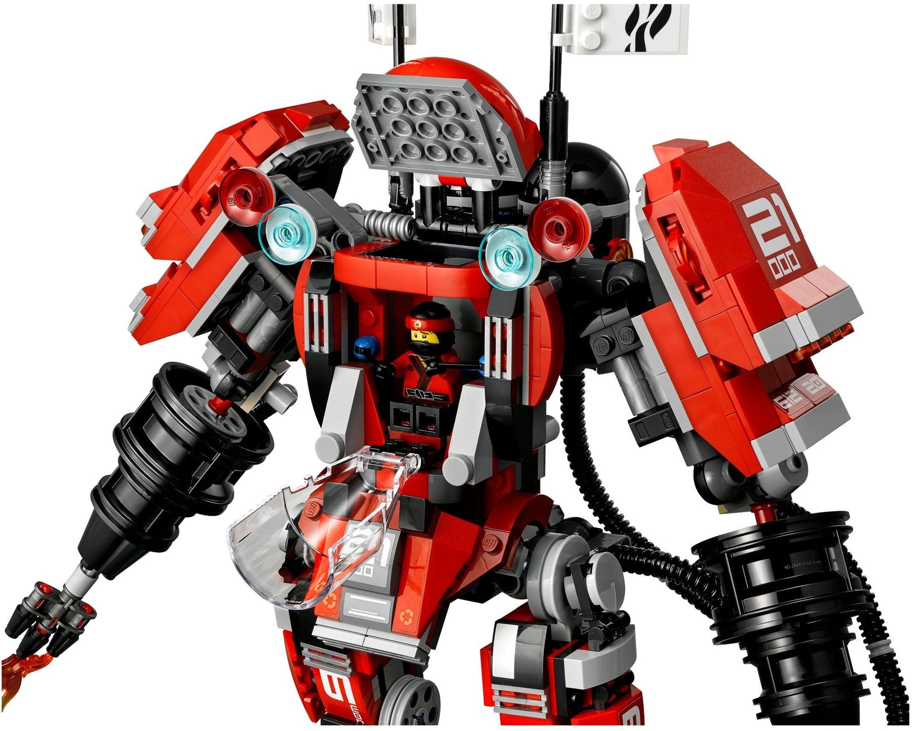 LEGO 70615 Fire Mech NINJAGO Kai Mech with Minifigures - SuperSaverAU - view 7