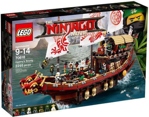 LEGO 70618 Destiny's Bounty: Ninja Ship & Training Base - SuperSaverAU - view 1