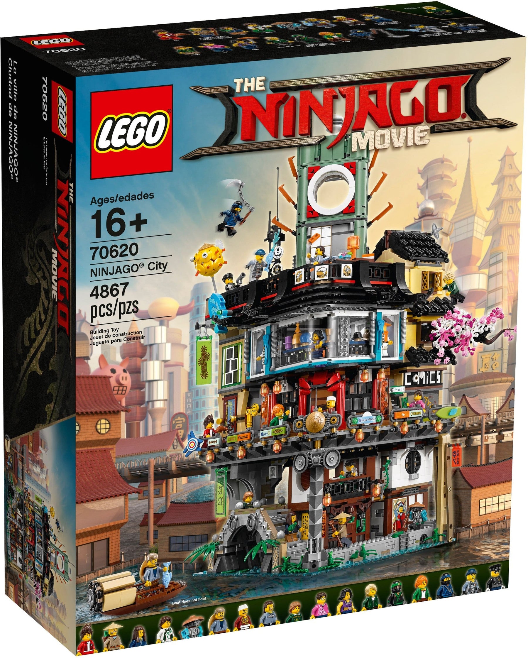 LEGO 70620 NINJAGO City Modular Building Set - SuperSaverAU - view 1