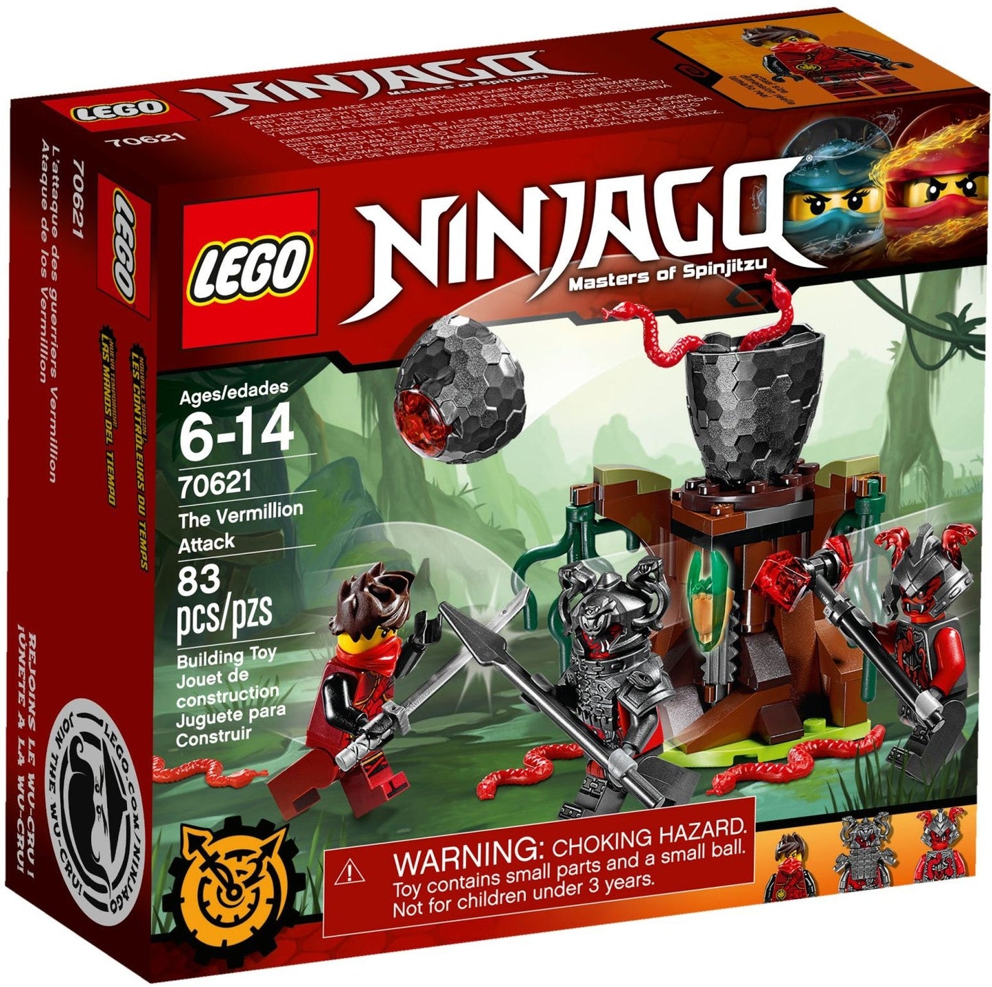LEGO 70621 Vermillion Attack: Win the Time Blade!