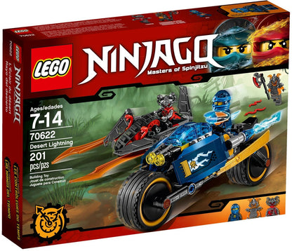 LEGO 70622 Desert Lightning - Jay's Ninja Bike vs. Vermillion Racer