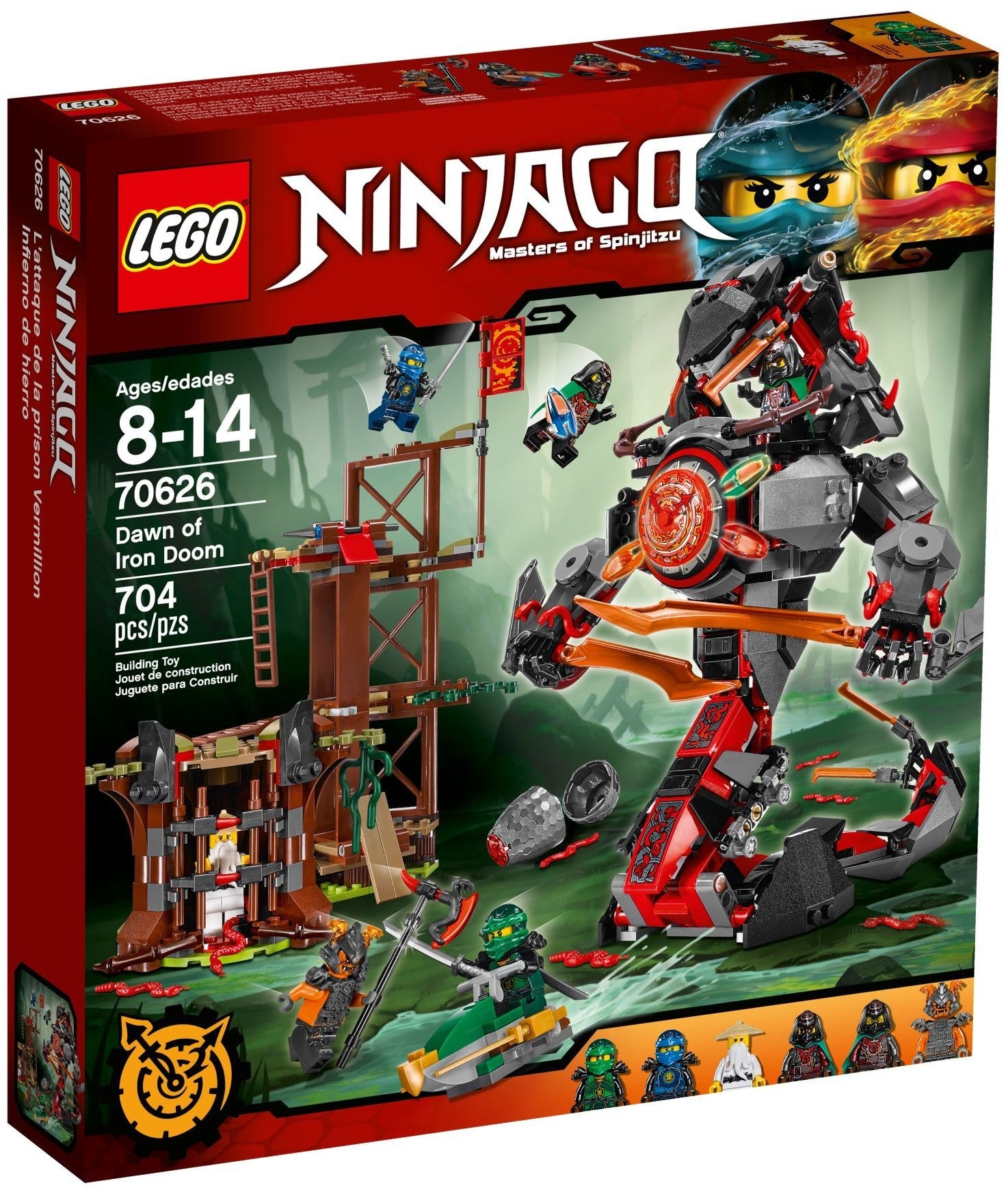 LEGO 70626 Dawn of Iron Doom: Ninja Time Portal Mech - SuperSaverAU - view 1
