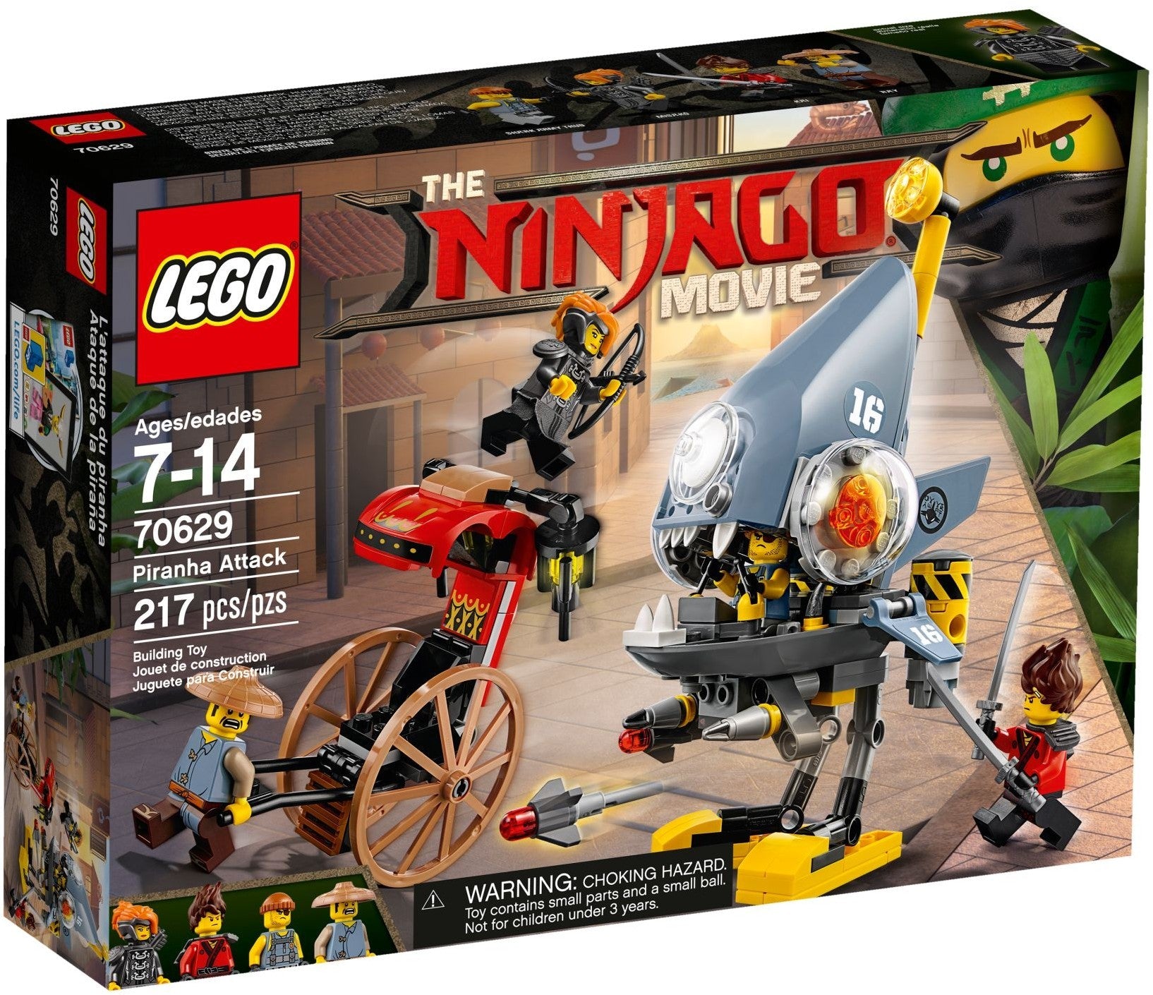 LEGO 70629 Piranha Attack Mech Pursuit - NINJAGO Movie - SuperSaverAU - view 1