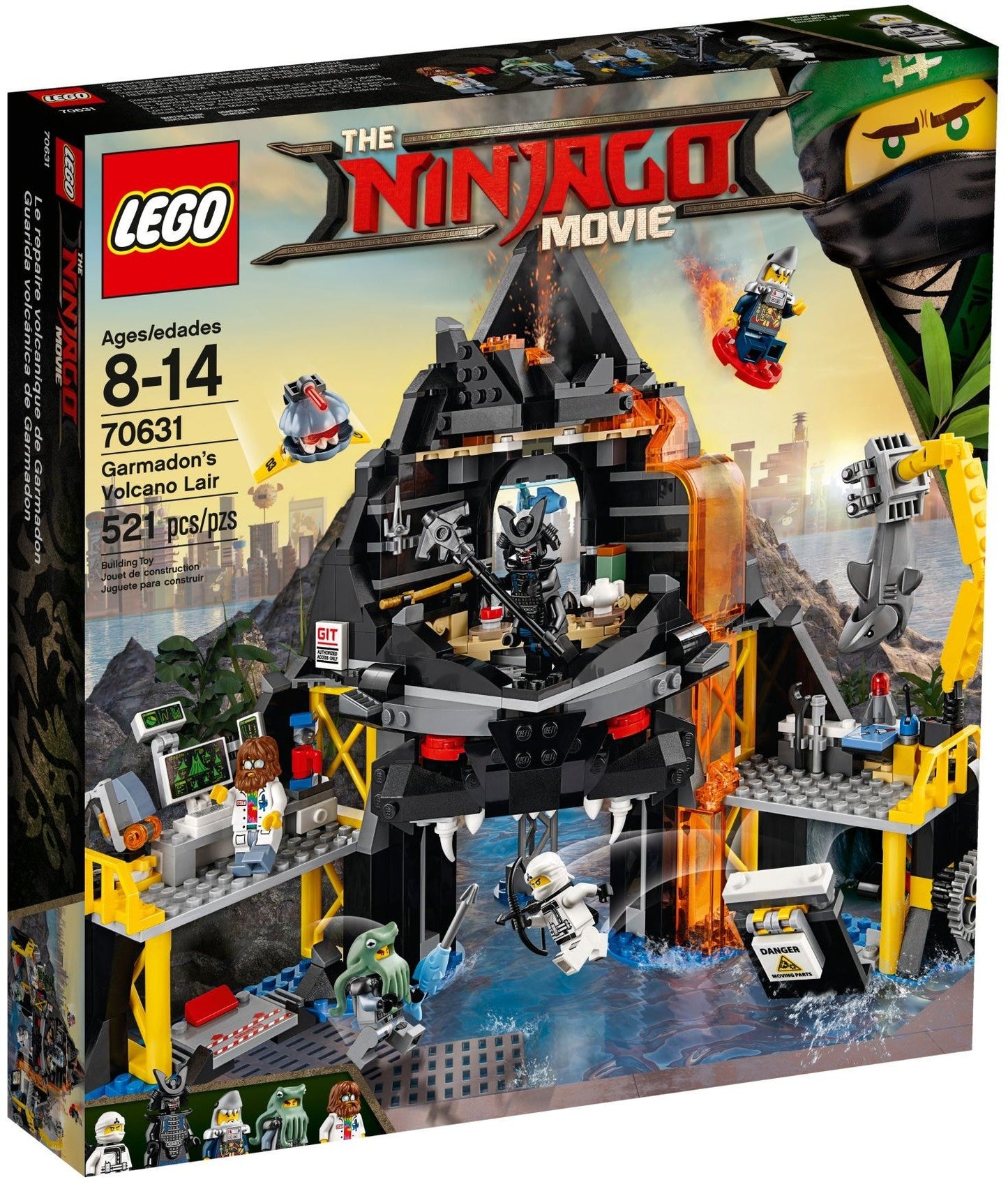 LEGO 70631 Garmadon's Volcano Lair - NINJAGO Movie Set