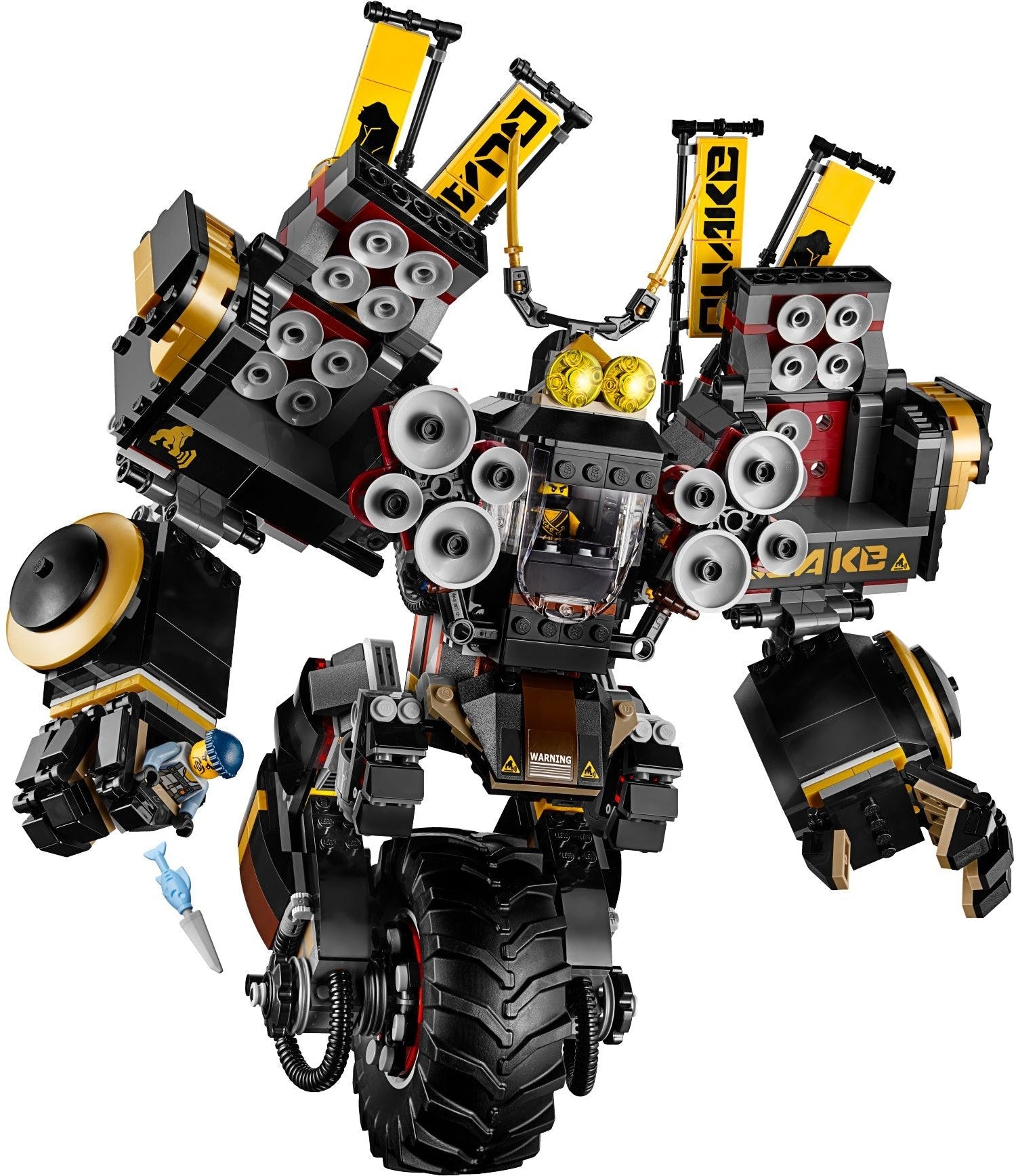 LEGO 70632 Quake Mech - NINJAGO Cole's Soundwave Mech with Minifigures - SuperSaverAU - view 2