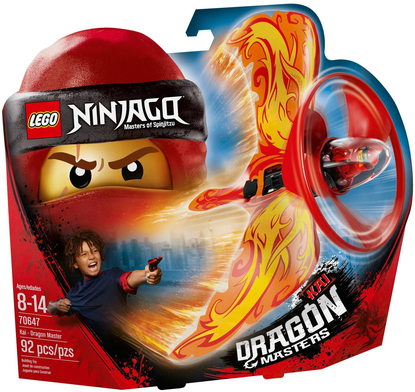 LEGO 70647 Kai - Dragon Master Flyer Ninja Toy