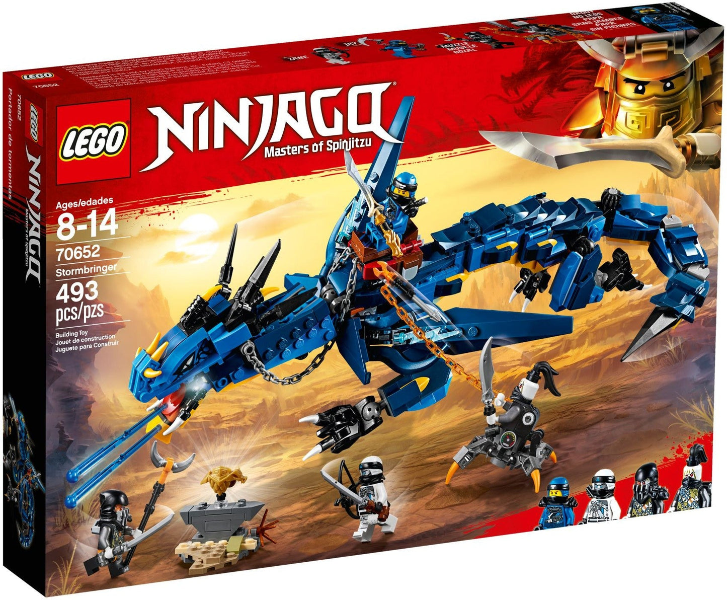 LEGO 70652 Stormbringer Lightning Dragon Ninja Toy