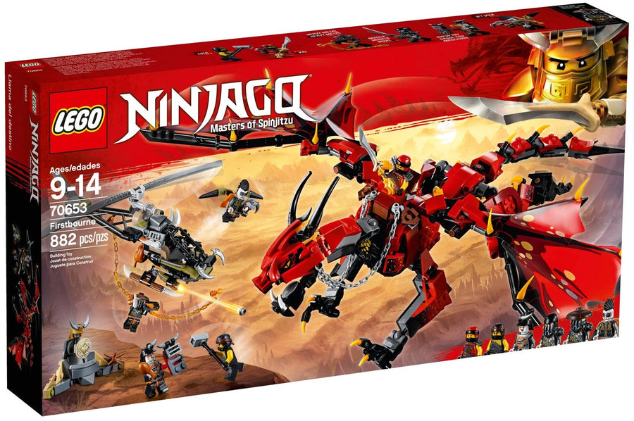 LEGO 70653 Firstbourne Dragon & HunterCopter - NINJAGO Set - SuperSaverAU - view 1