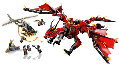LEGO 70653 Firstbourne Dragon & HunterCopter - NINJAGO Set