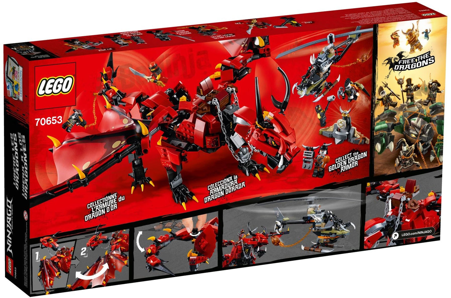 LEGO 70653 Firstbourne Dragon & HunterCopter - NINJAGO Set