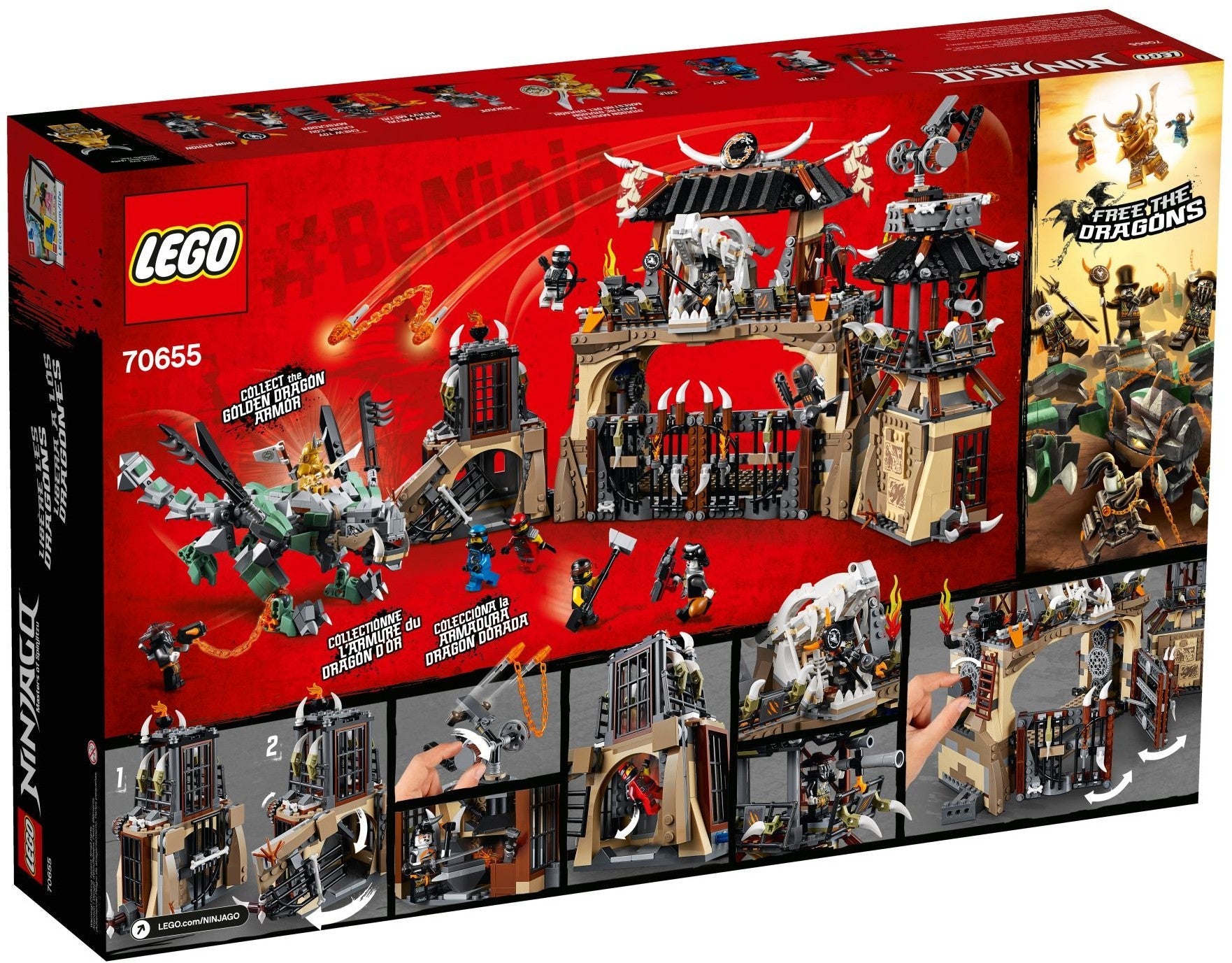 LEGO 70655 Dragon Pit: Ninja Battle for Dragon Armor - SuperSaverAU - view 6