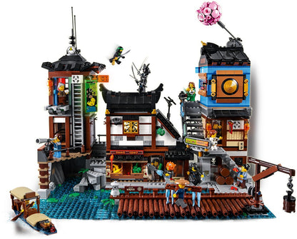 LEGO 70657 NINJAGO City Docks: Ninja Market & Dojo Set