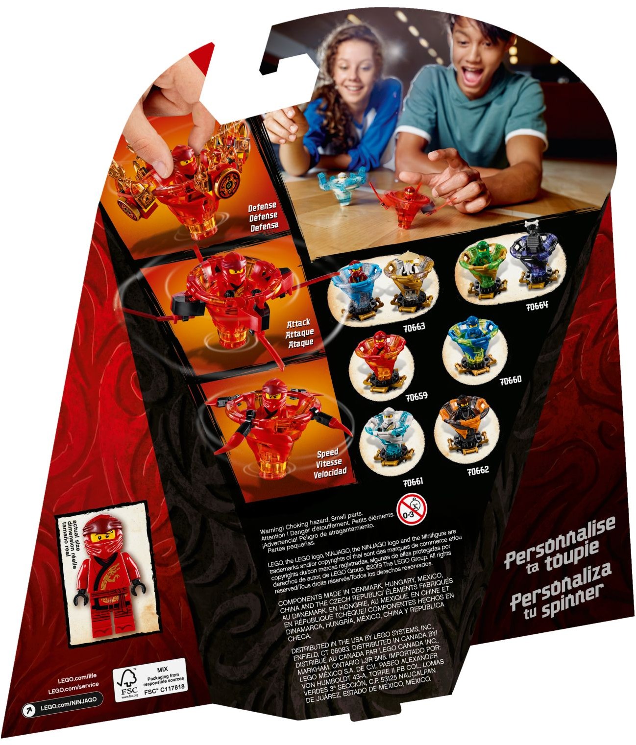 LEGO 70659 Spinjitzu Kai Tornado of Fire Spinner