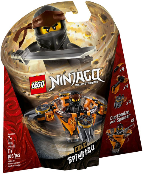 LEGO 70662 Spinjitzu Cole - Ninja Tornado of Earth Spinner - SuperSaverAU - view 1