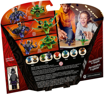 LEGO 70664 Spinjitzu Lloyd vs. Garmadon Ninja Spinner Toy