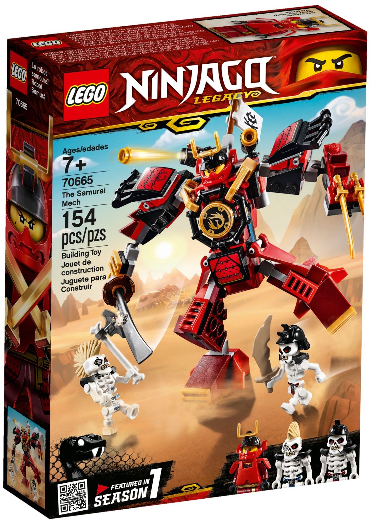 LEGO 70665 Samurai Mech - NINJAGO Nya Minifigure - SuperSaverAU - view 1
