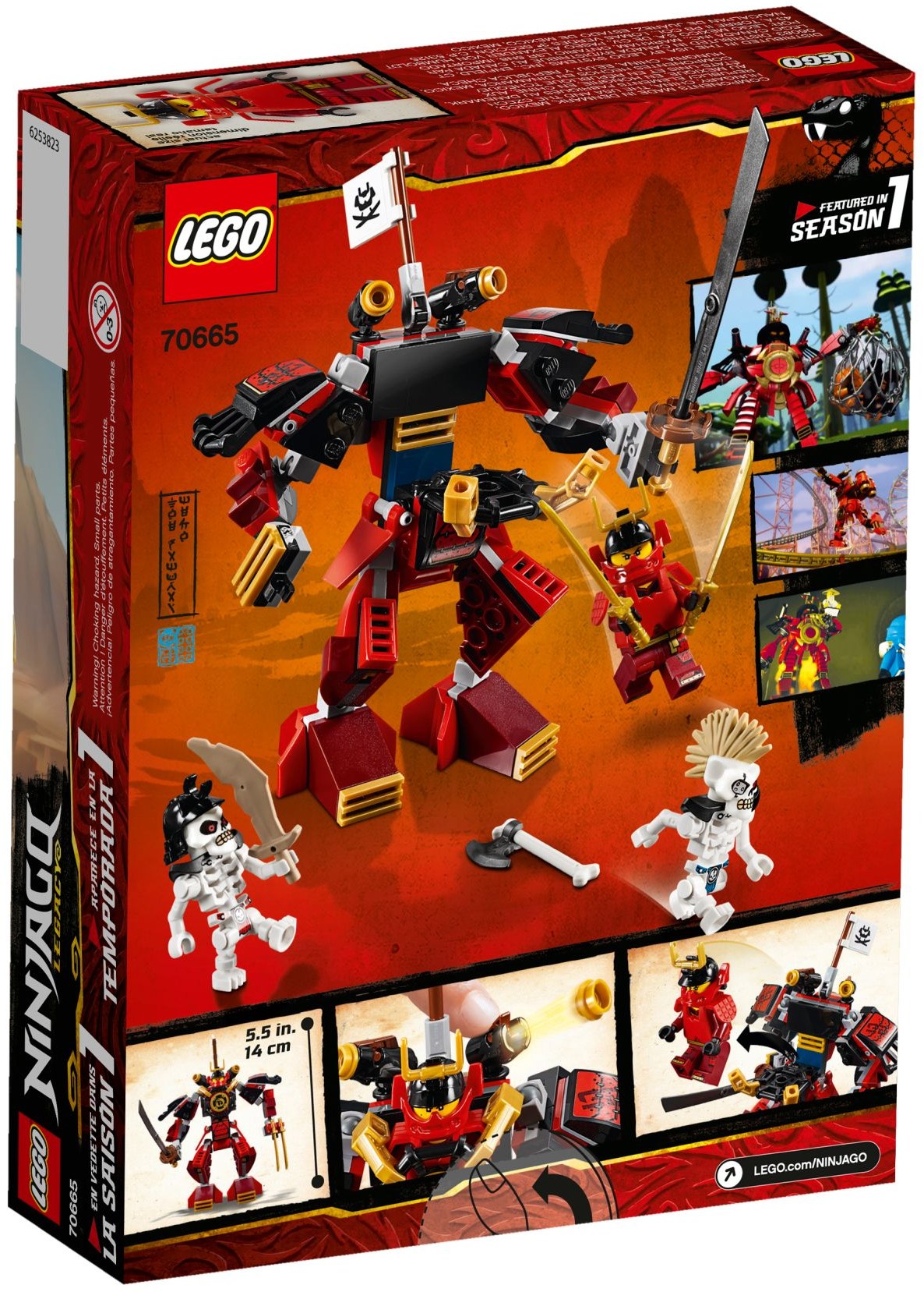 LEGO 70665 Samurai Mech - NINJAGO Nya Minifigure - SuperSaverAU - view 4