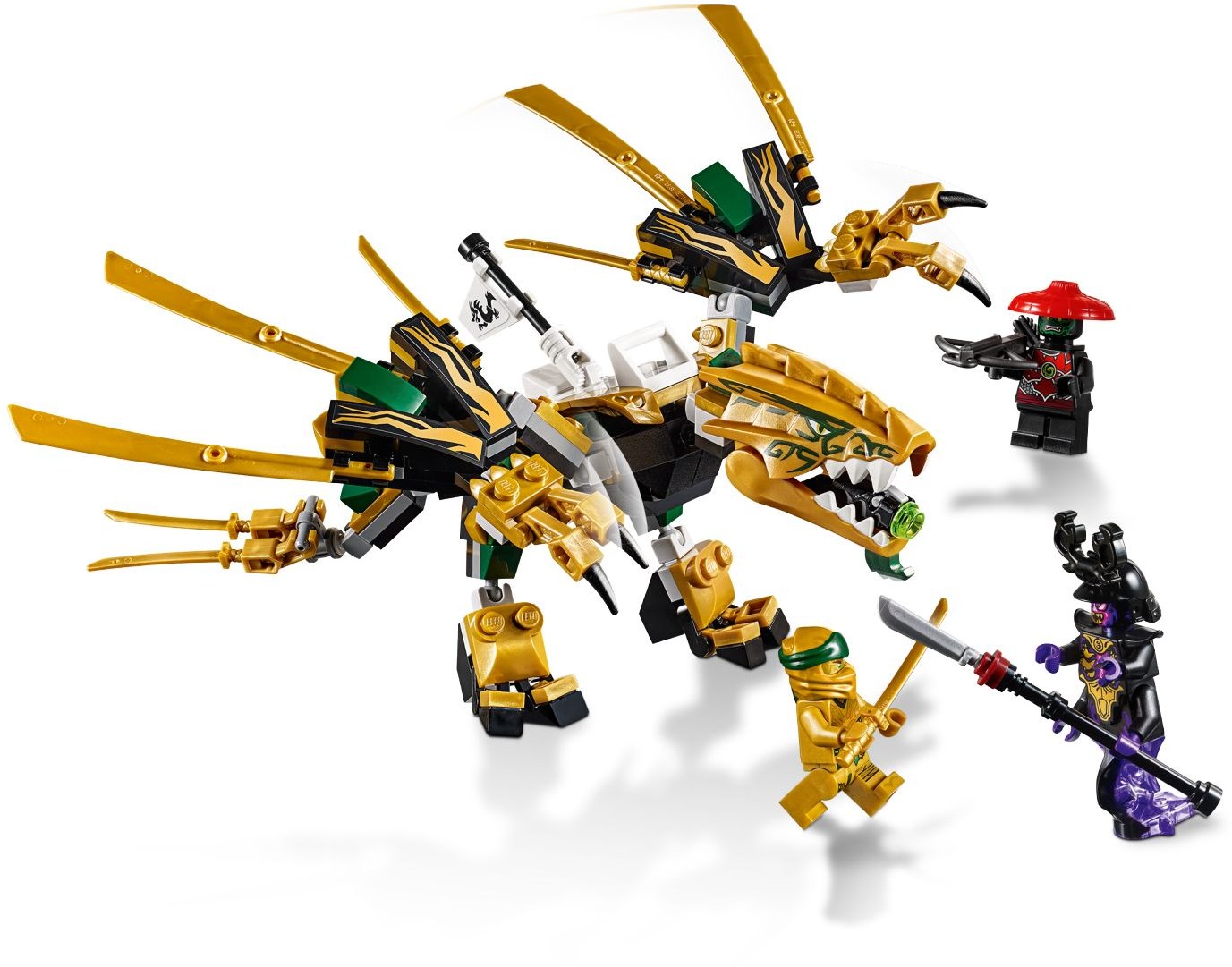LEGO 70666 Golden Dragon: Lloyd's Final Battle - SuperSaverAU - view 3