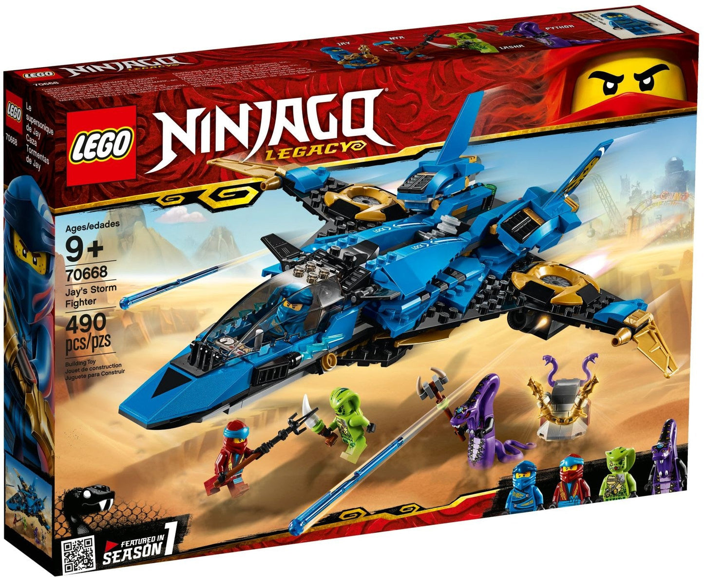LEGO 70668 Jay's Storm Fighter Ninja Jet Plane