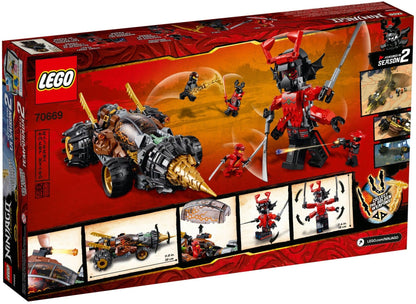 LEGO 70669 Cole's Earth Driller - NINJAGO Drill Toy with Giant Stone Warrior