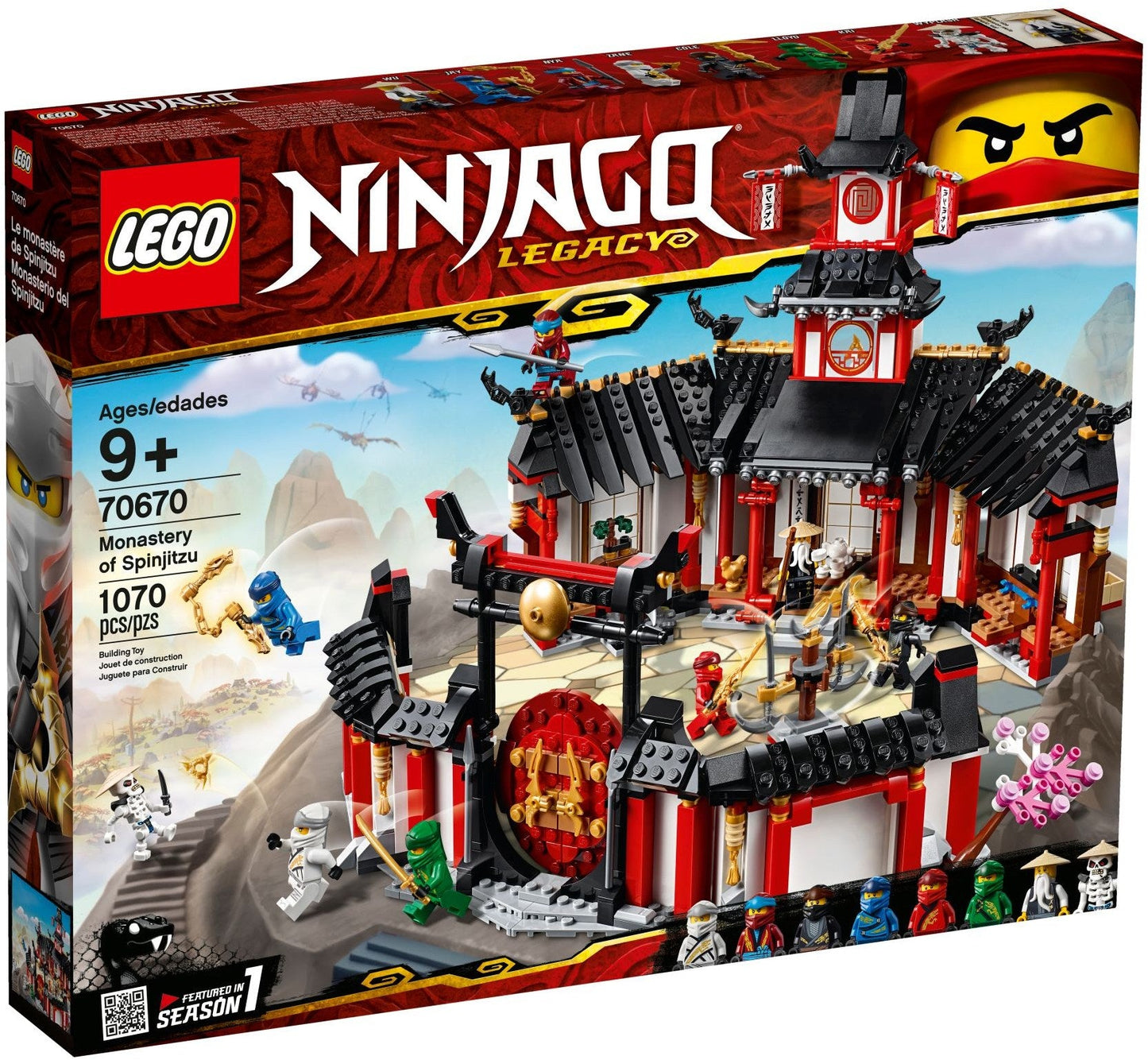 LEGO 70670 Monastery of Spinjitzu: Ninja Training & Battles