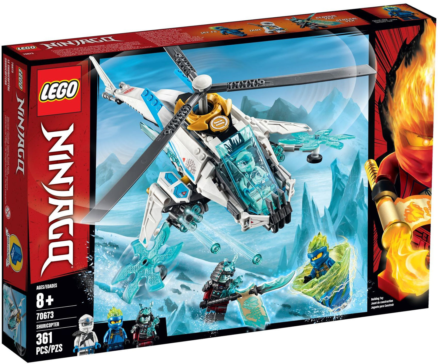 LEGO 70673 ShuriCopter Ninja Helicopter Toy
