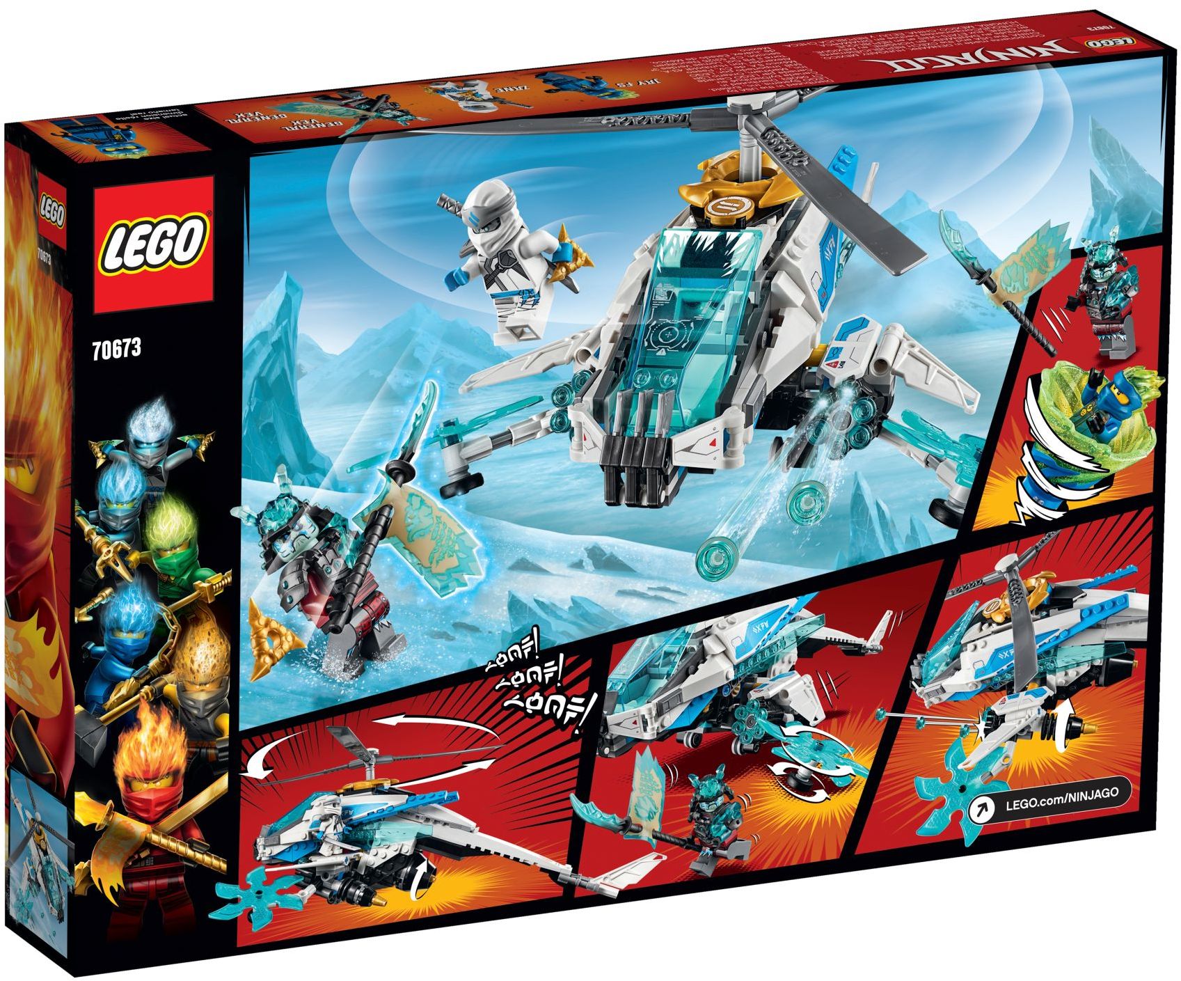 LEGO 70673 ShuriCopter Ninja Helicopter Toy - SuperSaverAU - view 3