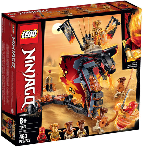 LEGO 70674 Fire Fang Snake Toy Ninja Set - SuperSaverAU - view 1