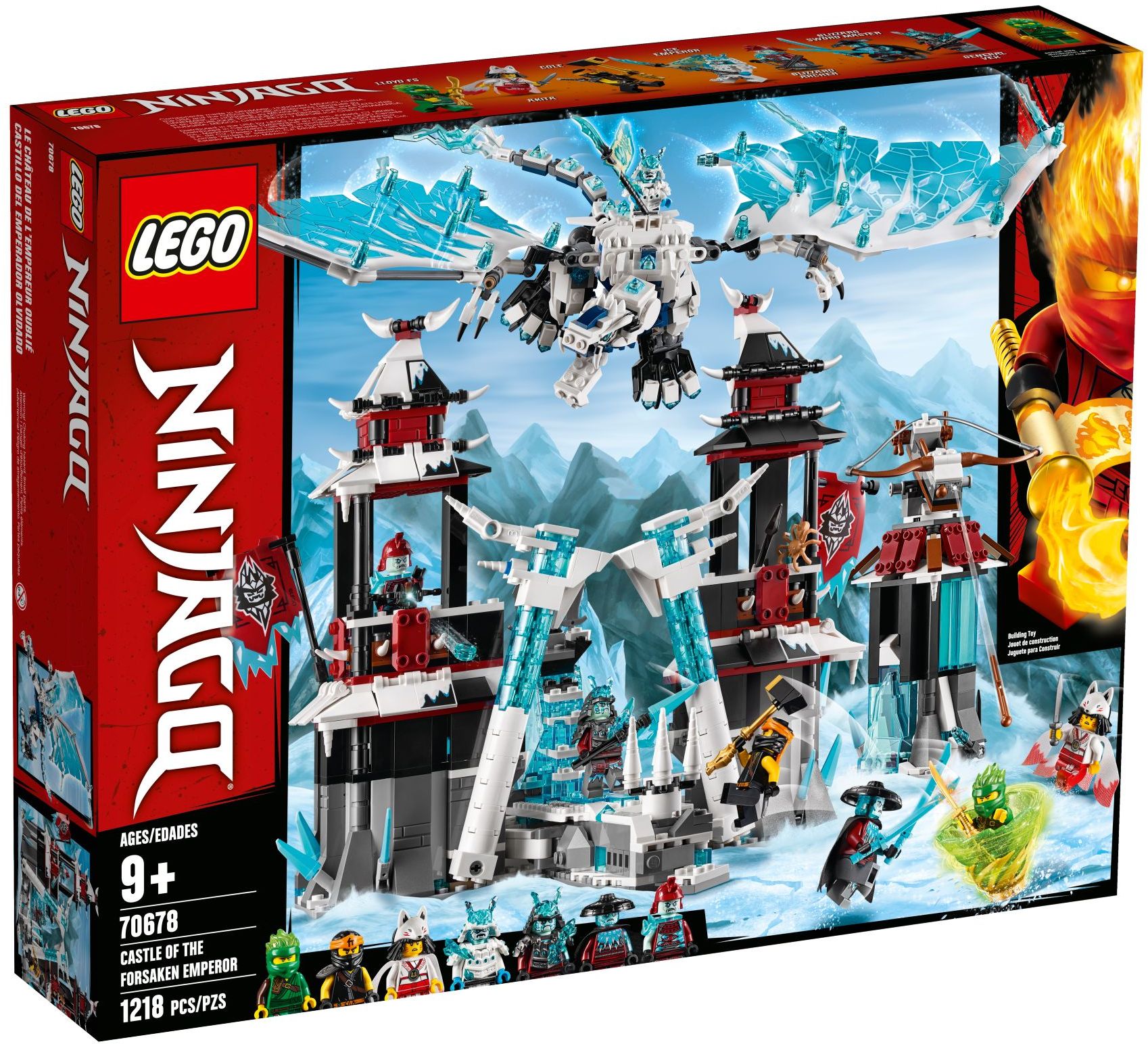LEGO 70678 Castle of the Forsaken Emperor Ninja Playset - SuperSaverAU - view 1