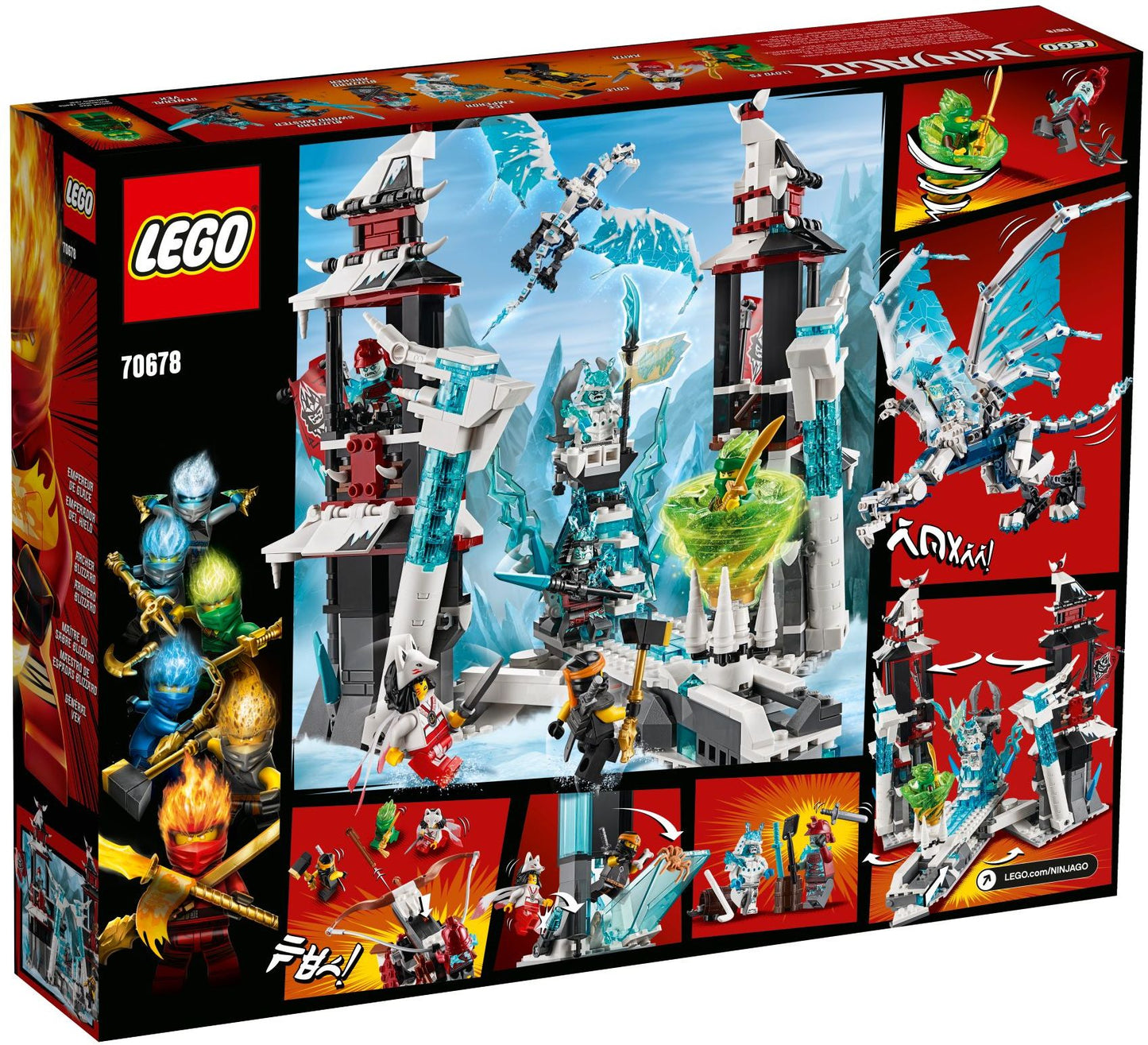 LEGO 70678 Castle of the Forsaken Emperor Ninja Playset