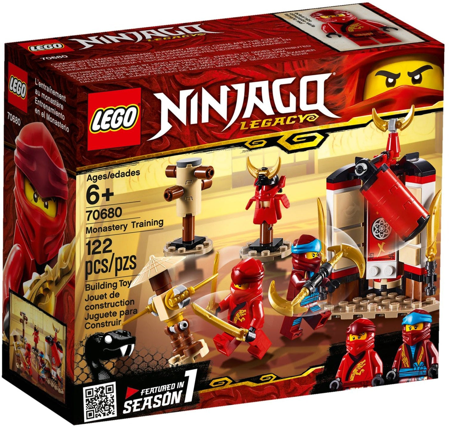 LEGO 70680 Ninja Training Station - Kai & Nya Minifigures
