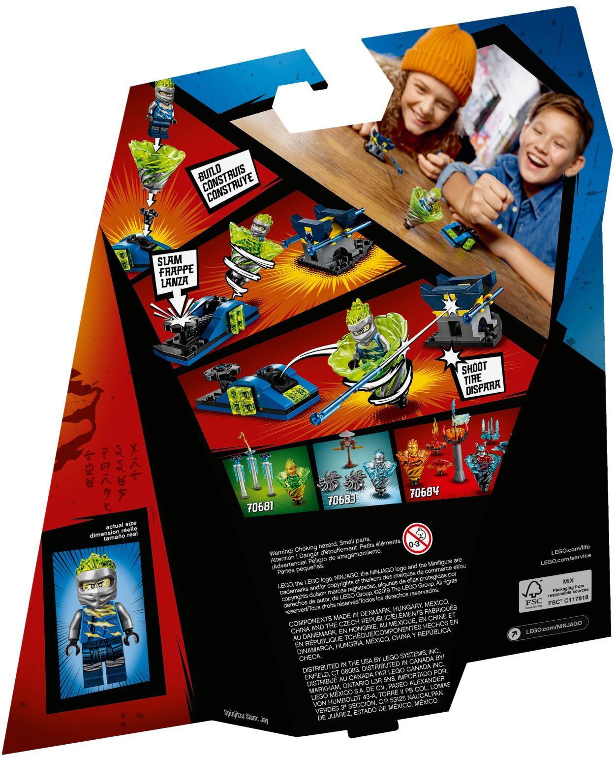 LEGO 70682 Spinjitzu Slam - Jay Ninja Spinner Toy - SuperSaverAU - view 4