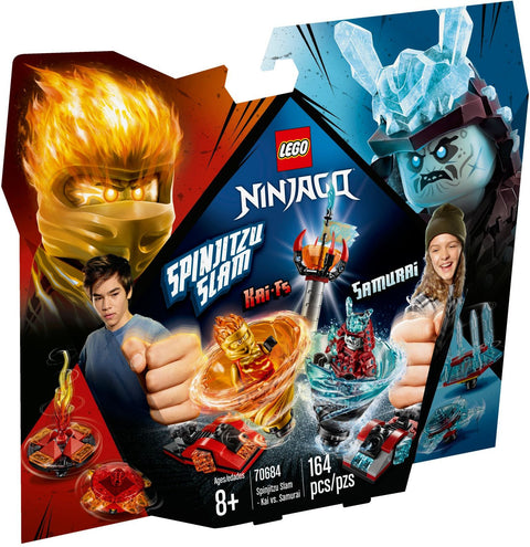 LEGO 70684 Spinjitzu Slam Kai vs. Samurai Ninja Spinner - SuperSaverAU - view 1