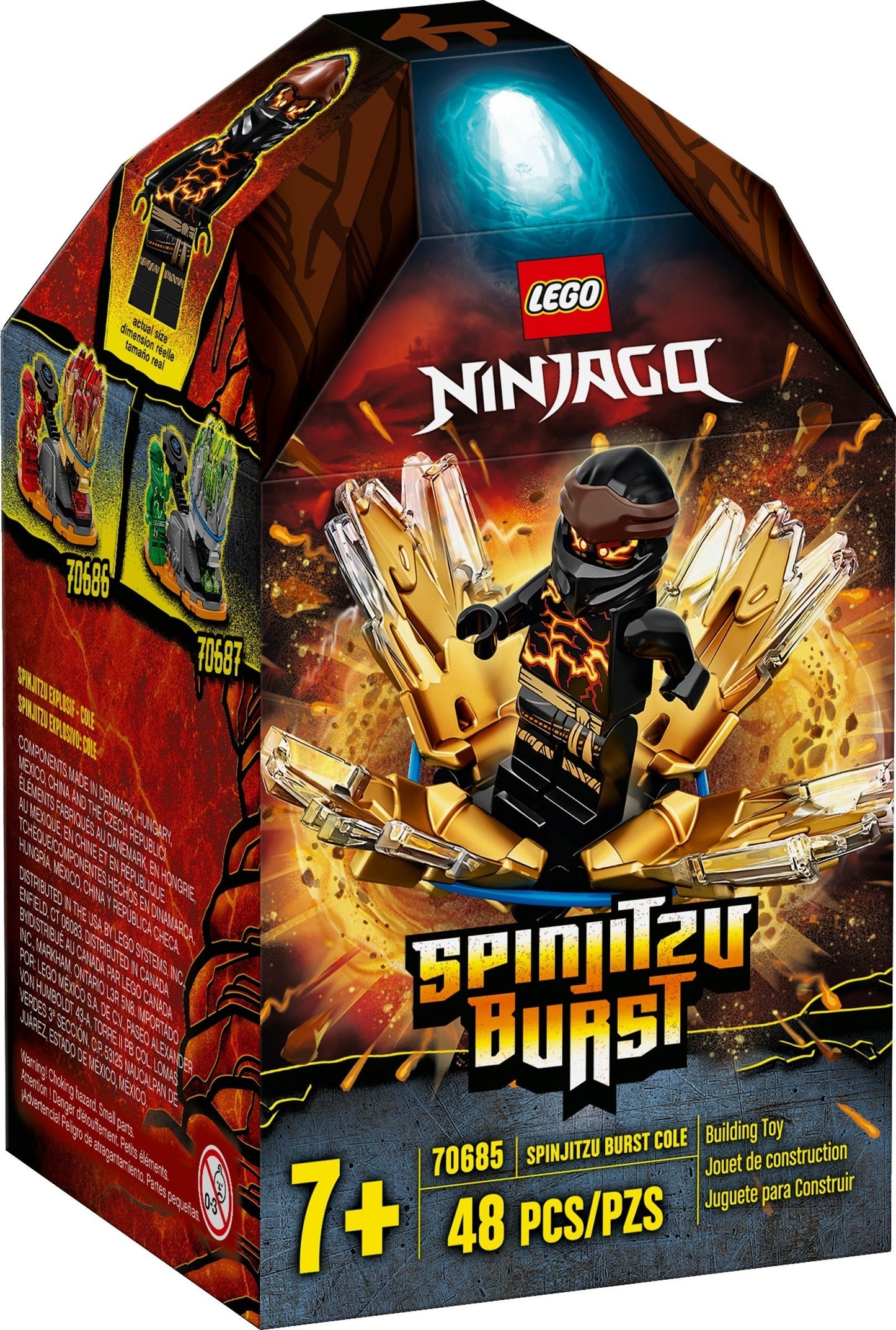 LEGO 70685 Spinjitzu Burst - Cole Ninja Toy