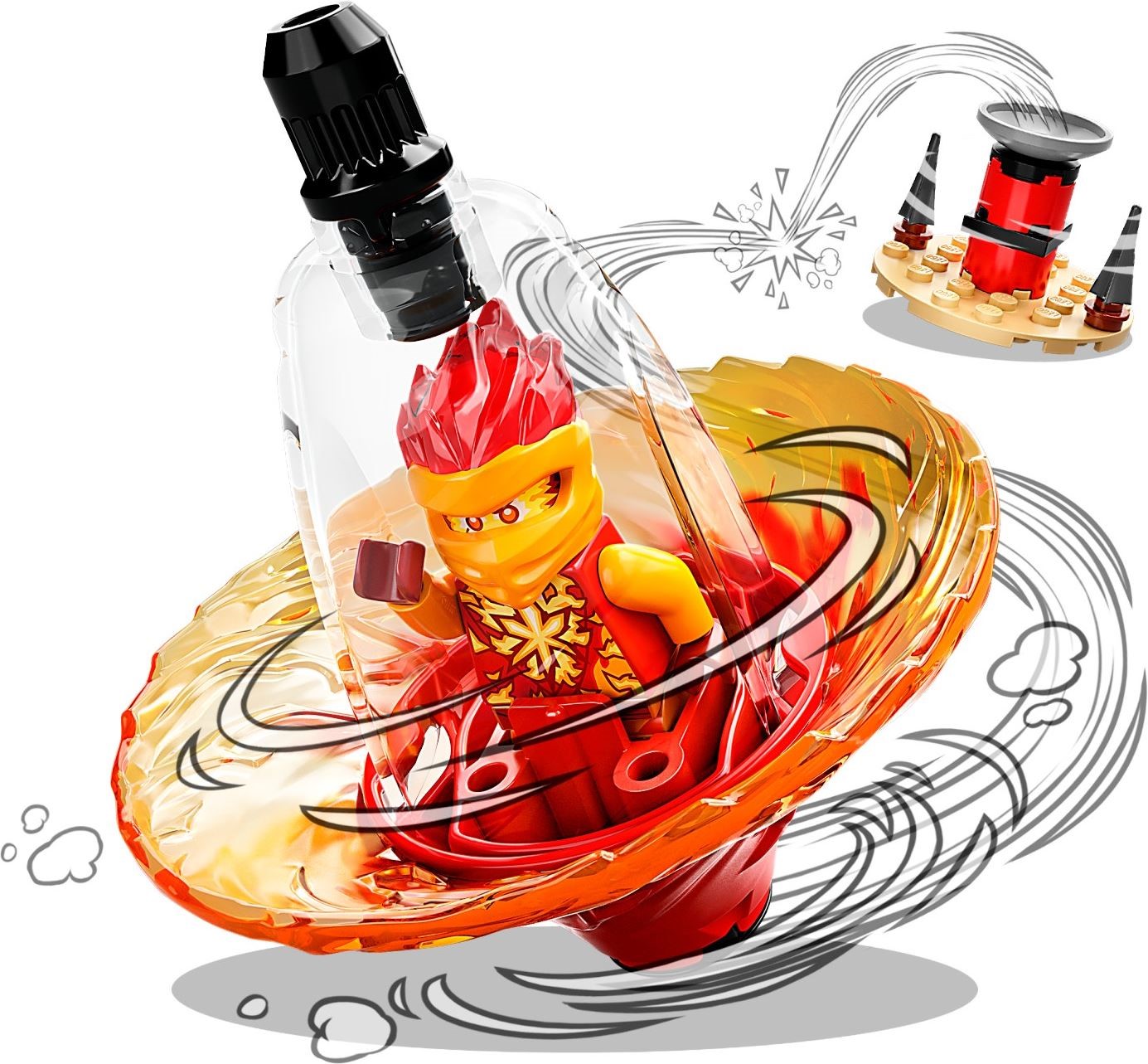 LEGO 70688 Kai's Spinjitzu Ninja Training Toy - SuperSaverAU - view 2