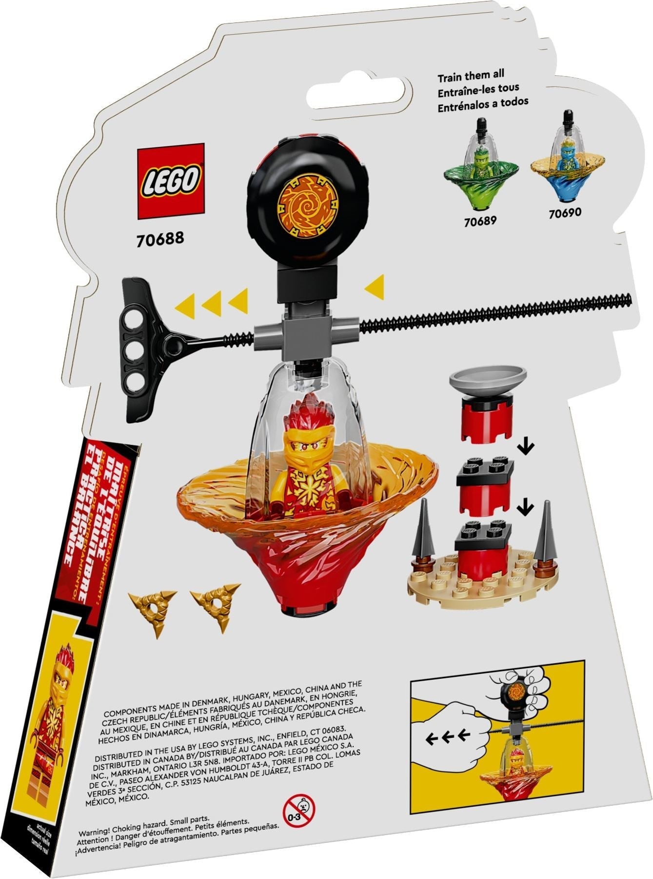 LEGO 70688 Kai's Spinjitzu Ninja Training Toy
