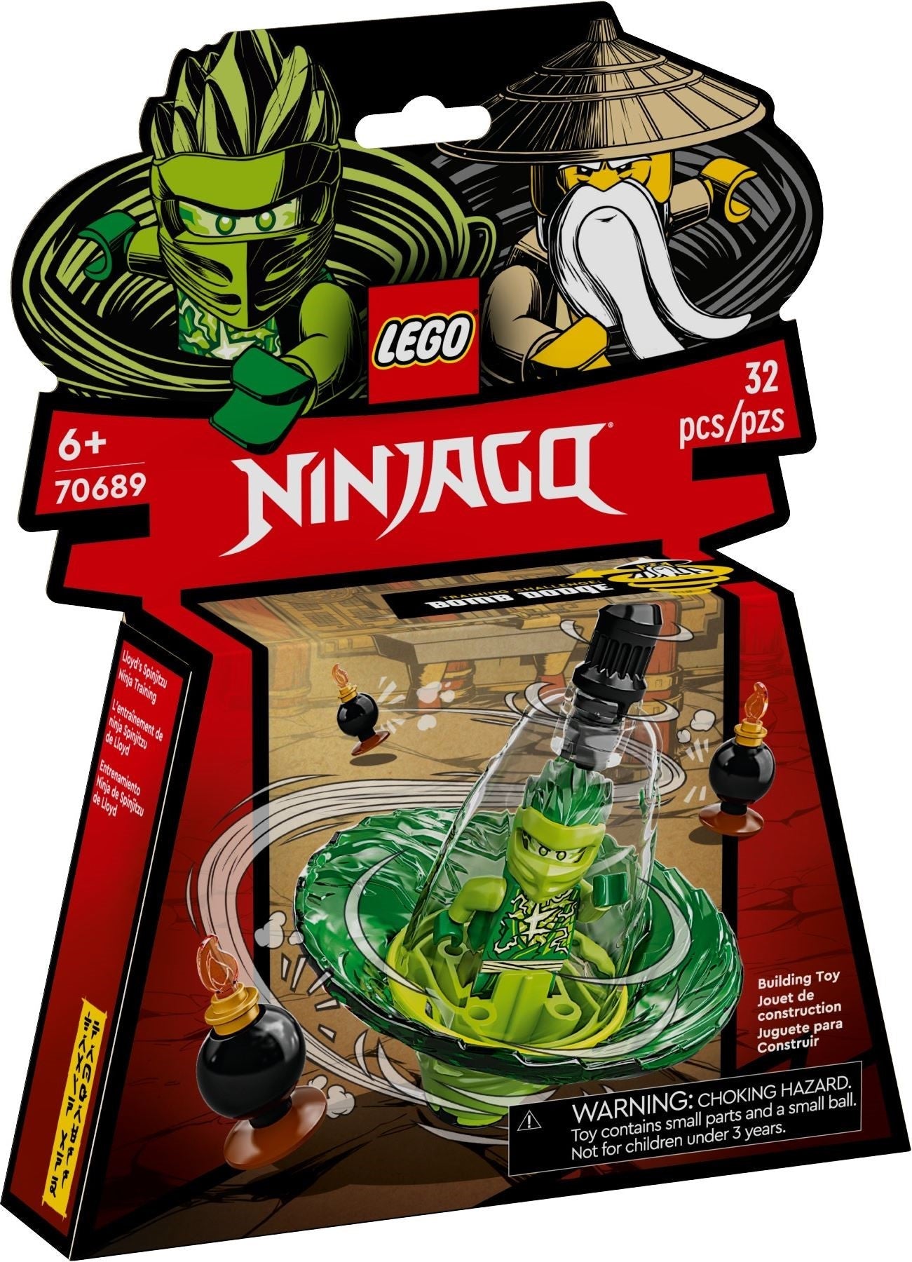 LEGO 70689 Lloyd's Spinjitzu Ninja Training Toy