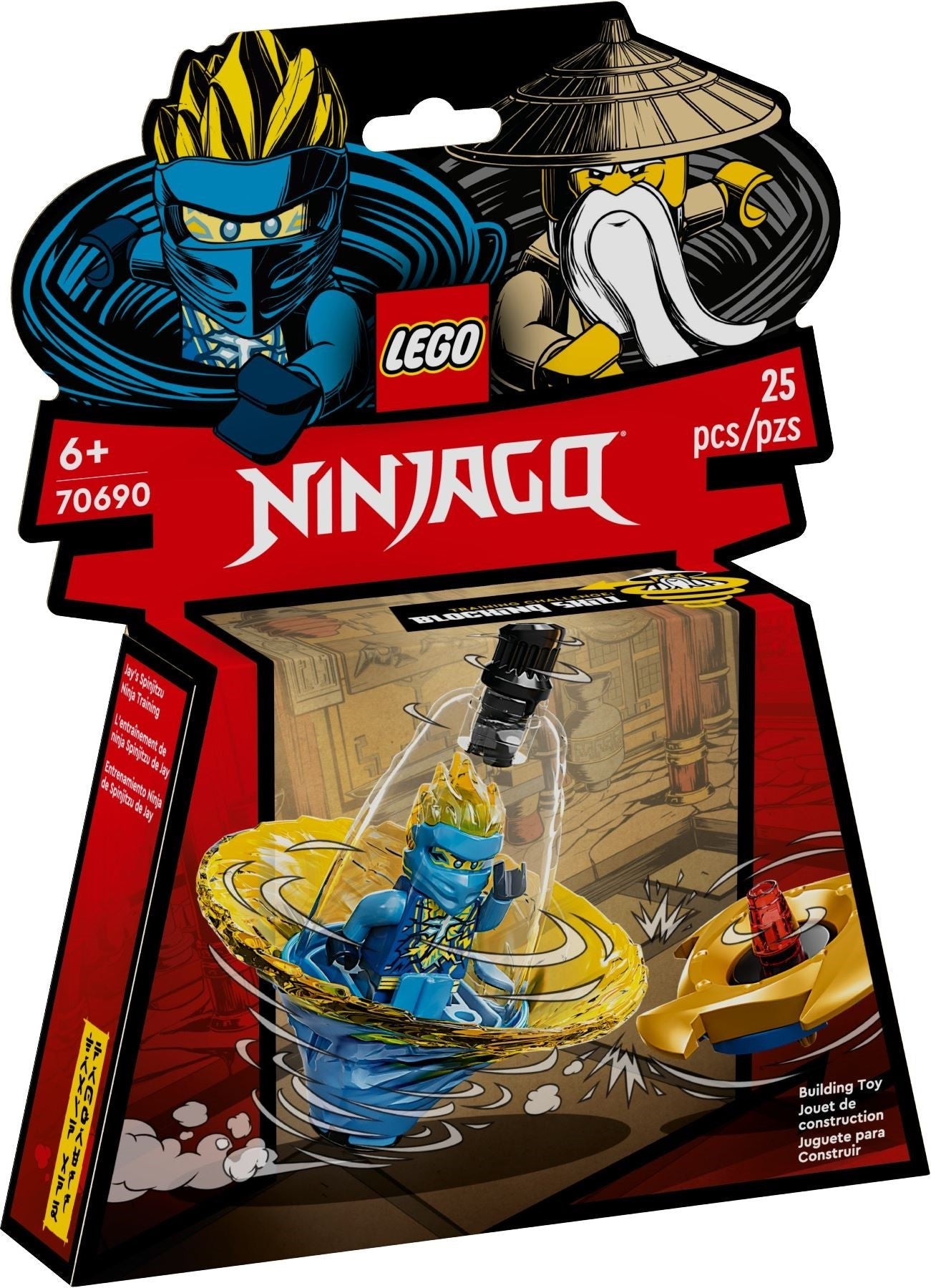LEGO 70690 Jay's Spinjitzu Ninja Training Toy