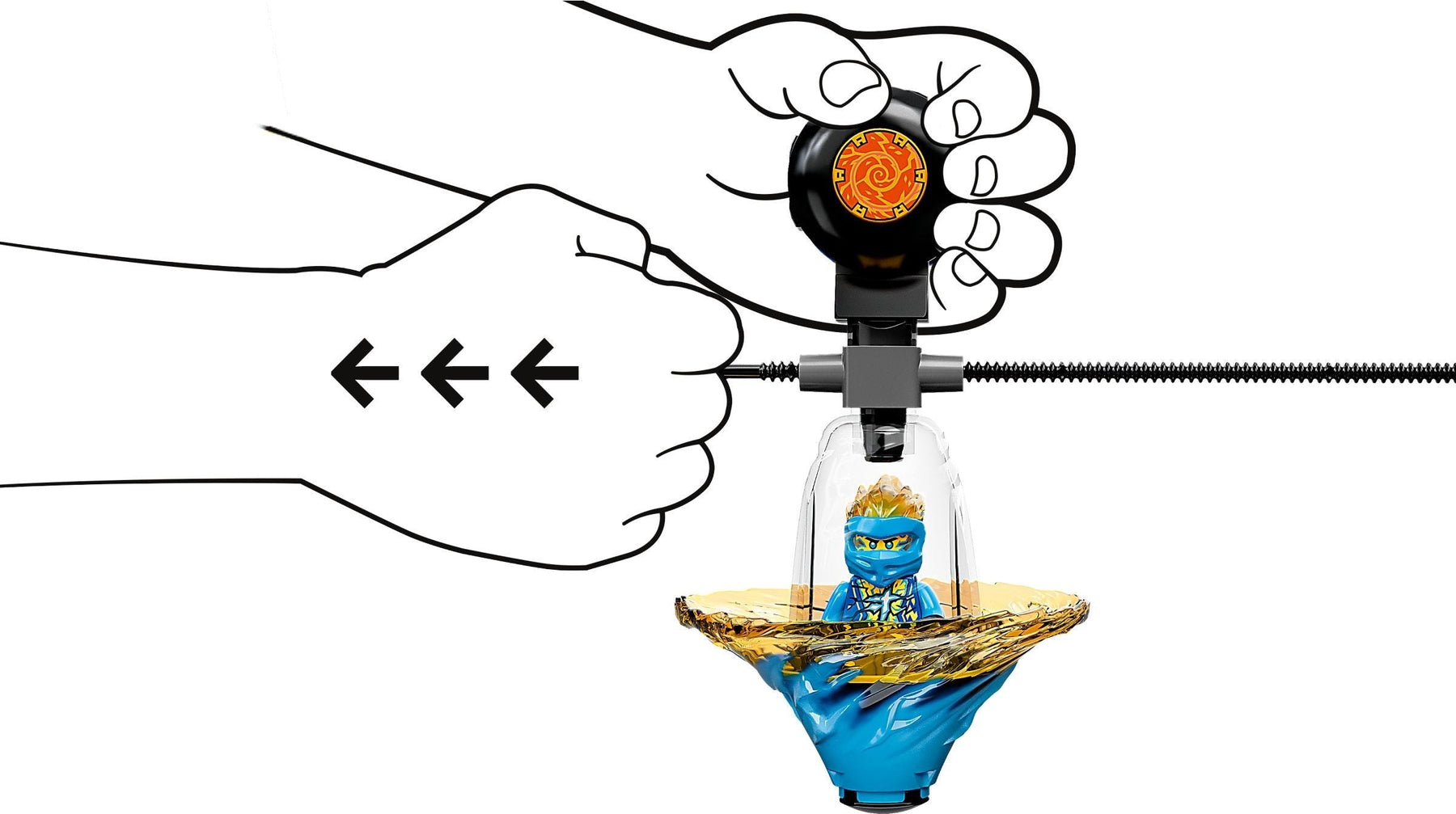 LEGO 70690 Jay's Spinjitzu Ninja Training Toy - SuperSaverAU - view 3