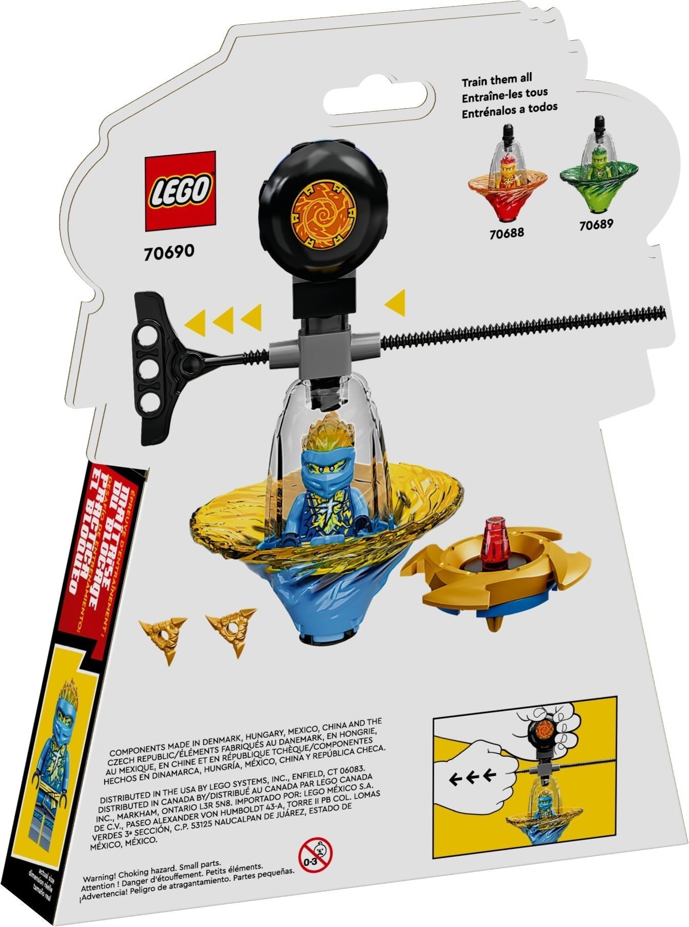 LEGO 70690 Jay's Spinjitzu Ninja Training Toy