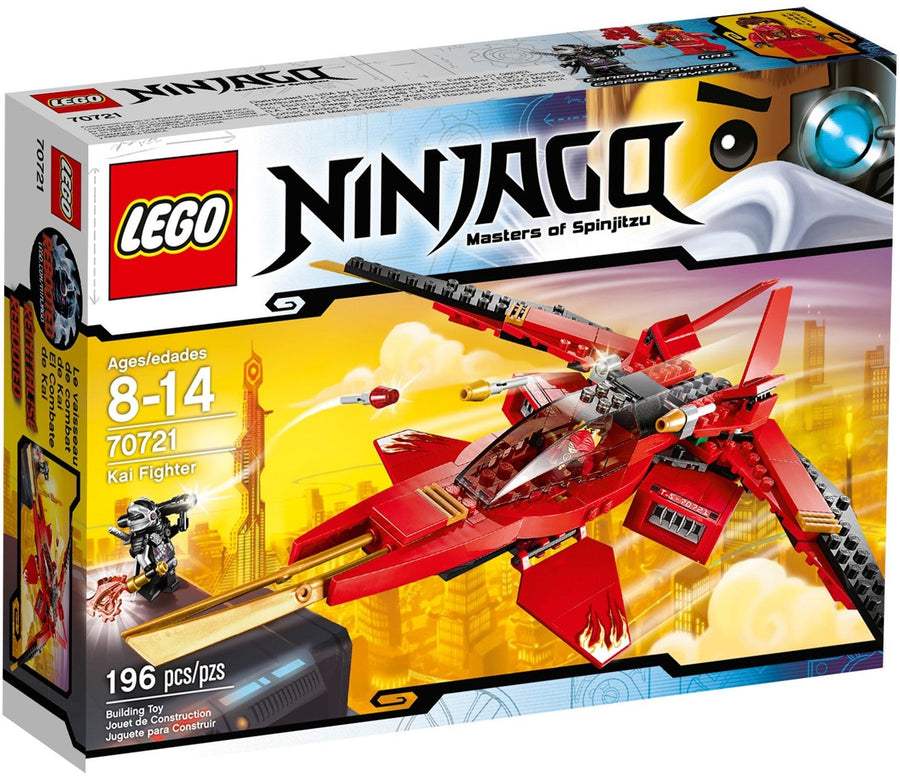 LEGO 70721 Kai Fighter: Ninja Vehicle vs. General Cryptor - SuperSaverAU - view 1