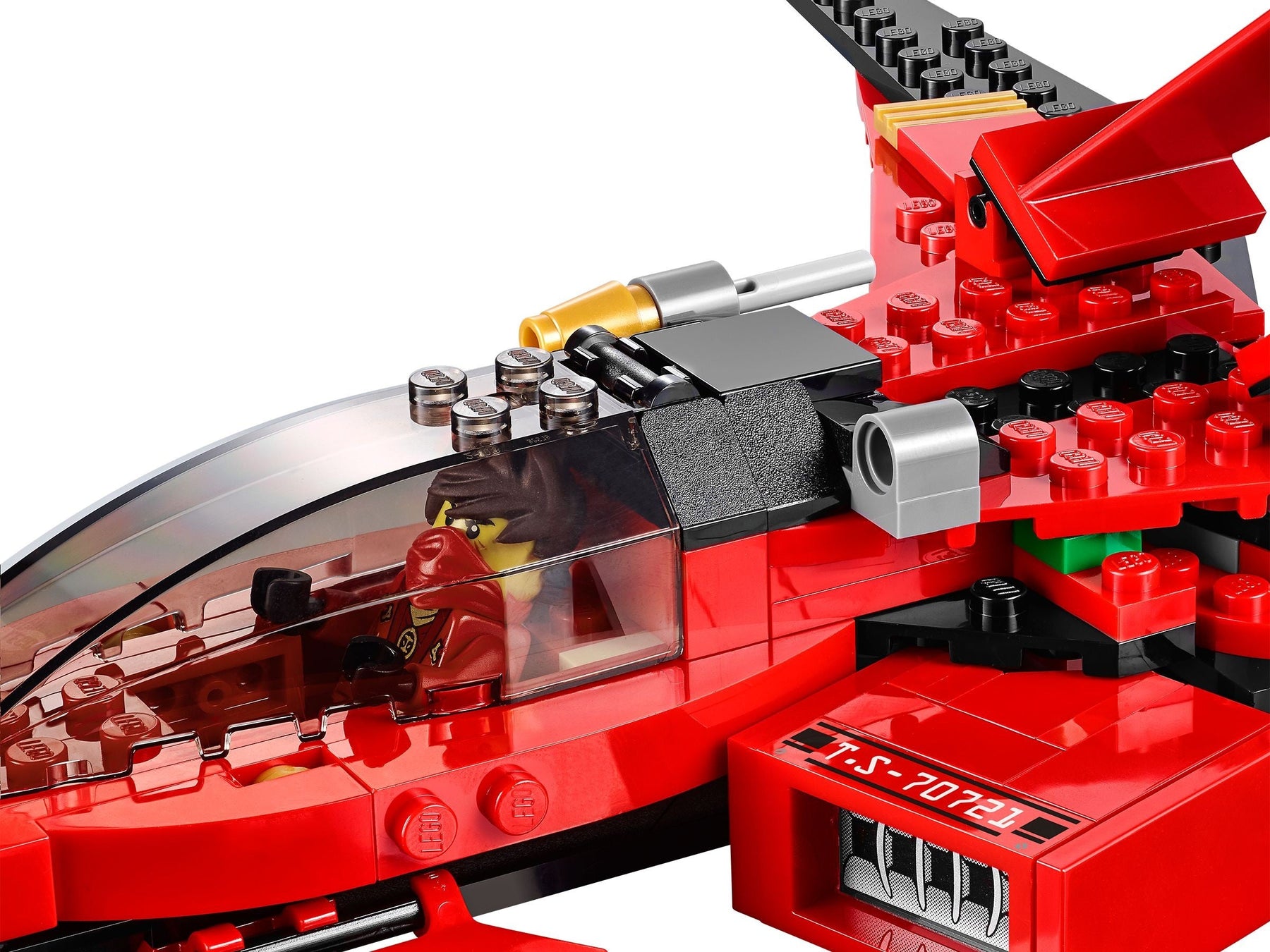 LEGO 70721 Kai Fighter: Ninja Vehicle vs. General Cryptor - SuperSaverAU - view 3
