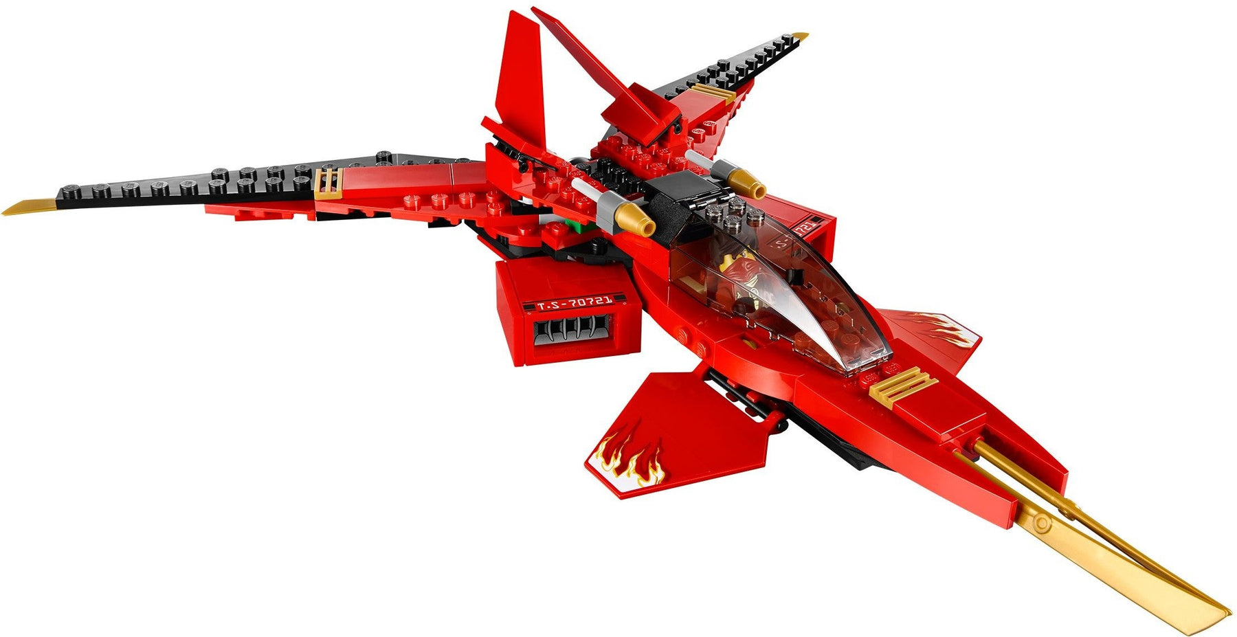 LEGO 70721 Kai Fighter: Ninja Vehicle vs. General Cryptor - SuperSaverAU - view 4