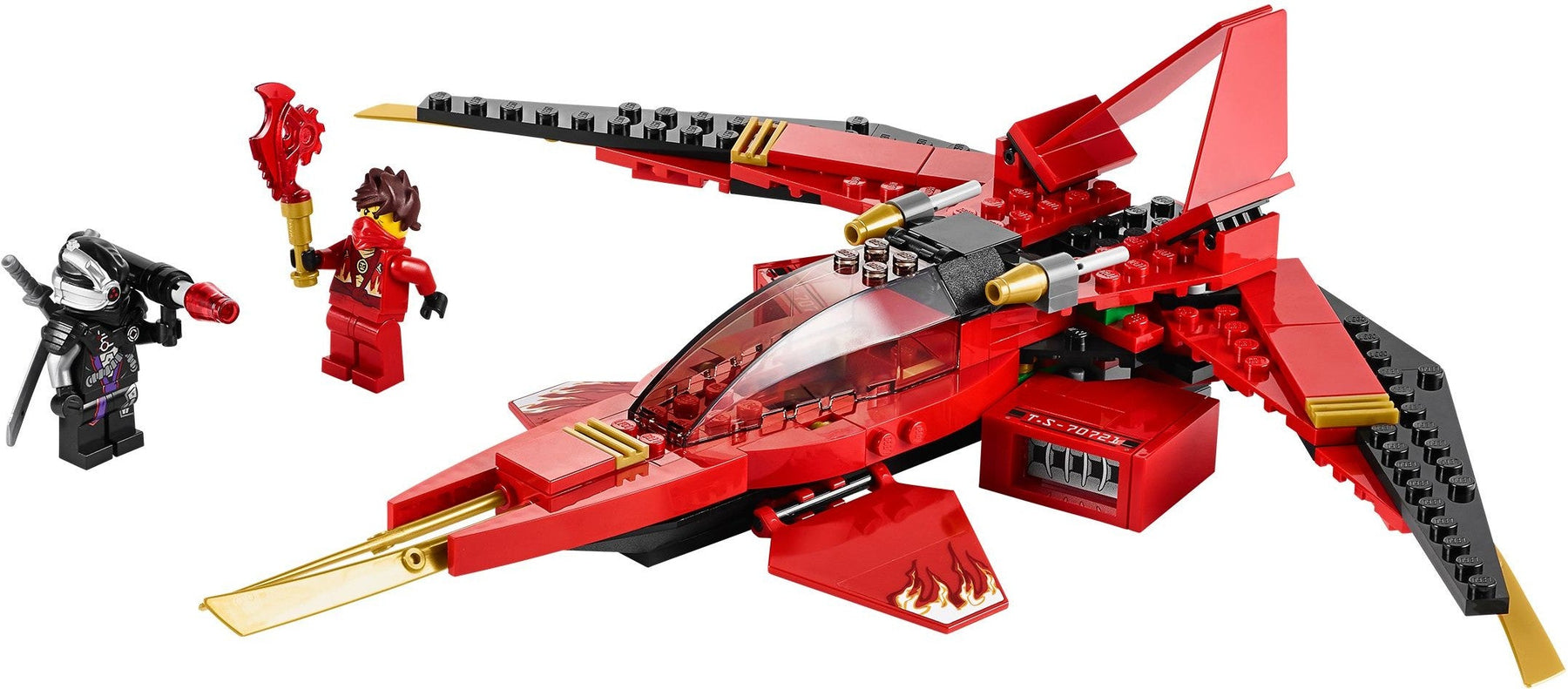 LEGO 70721 Kai Fighter: Ninja Vehicle vs. General Cryptor - SuperSaverAU - view 5