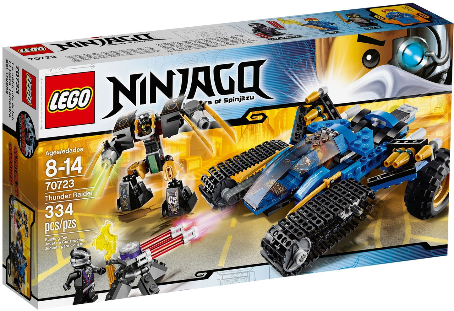 LEGO 70723 Thunder Raider - Ninja Vehicle with Earth Mech