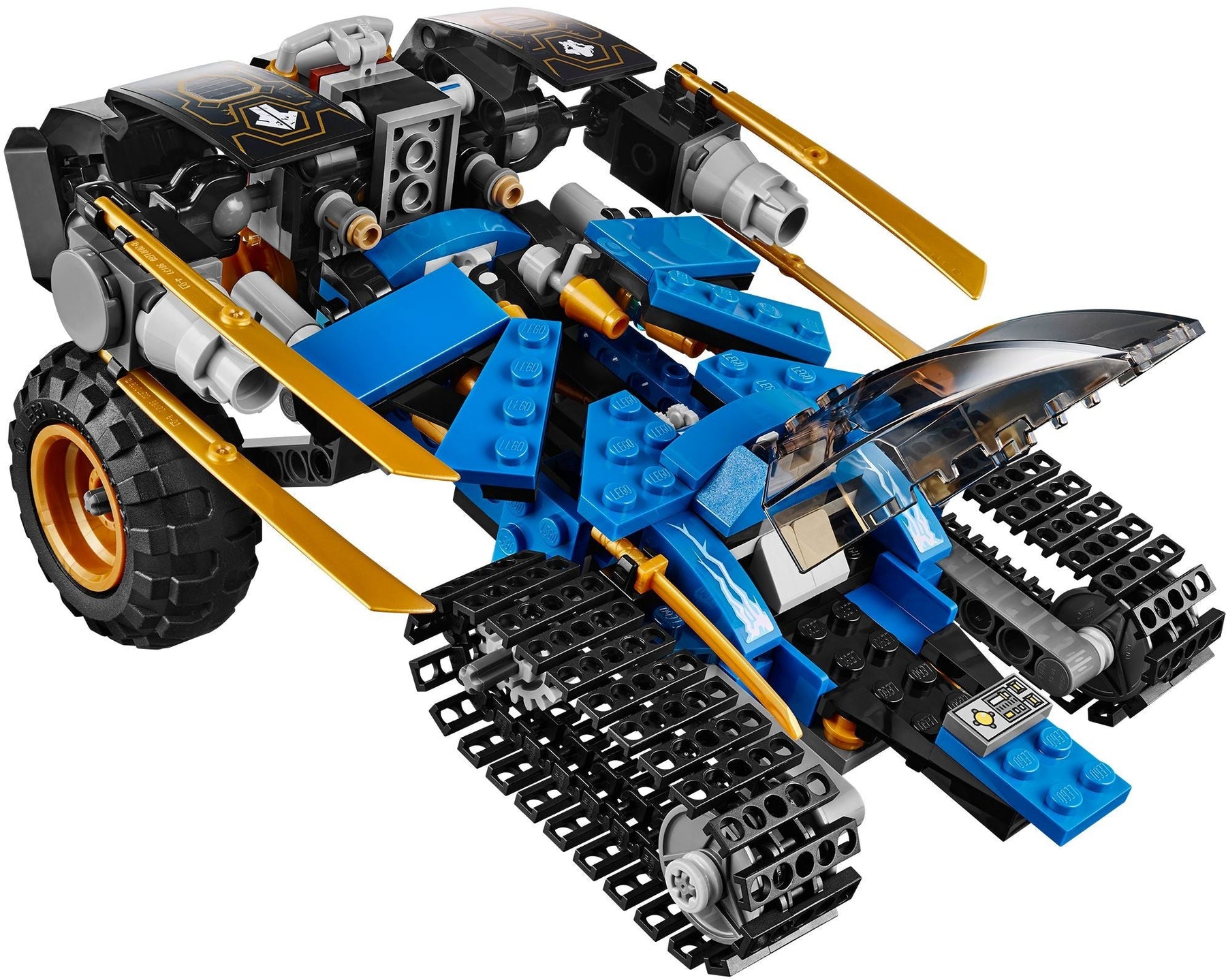 LEGO 70723 Thunder Raider - Ninja Vehicle with Earth Mech - SuperSaverAU - view 3