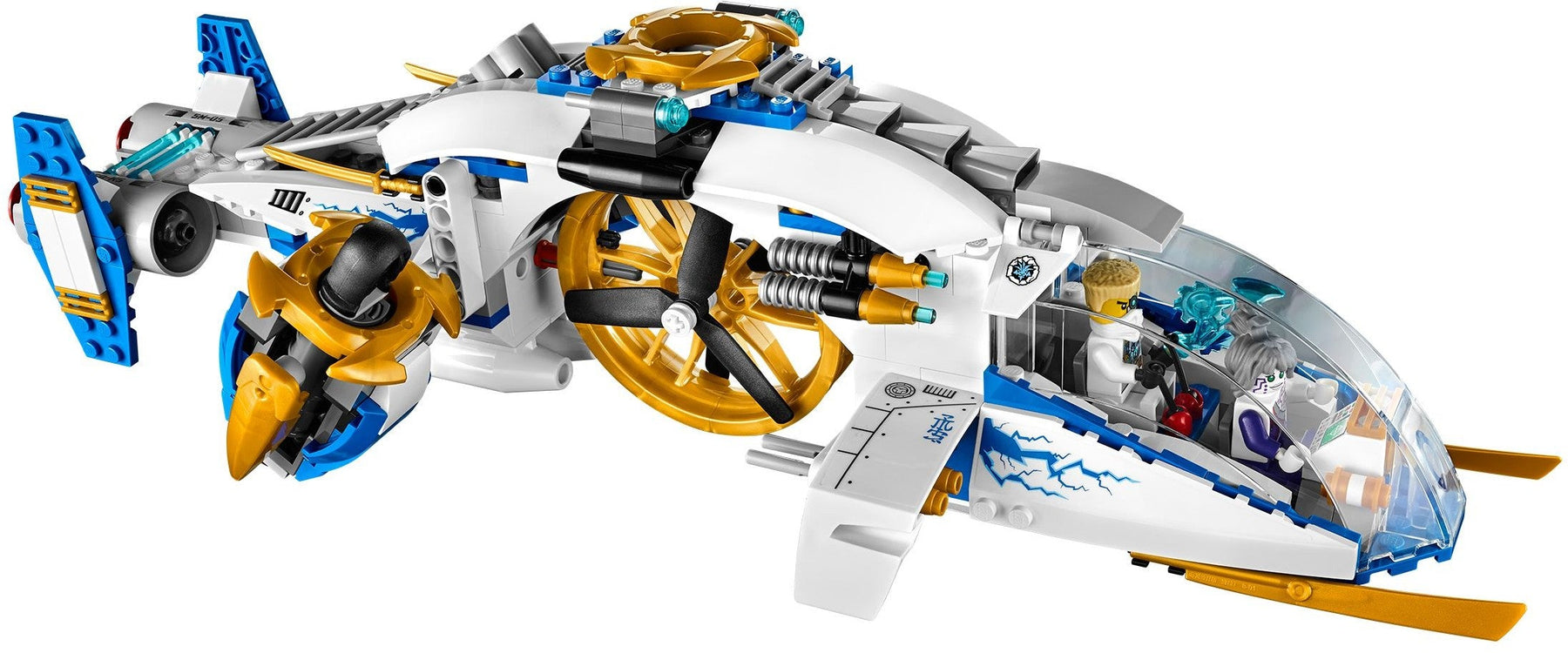 LEGO 70724 NinjaCopter: Aerial Assault with Zane & Pixal - SuperSaverAU - view 3