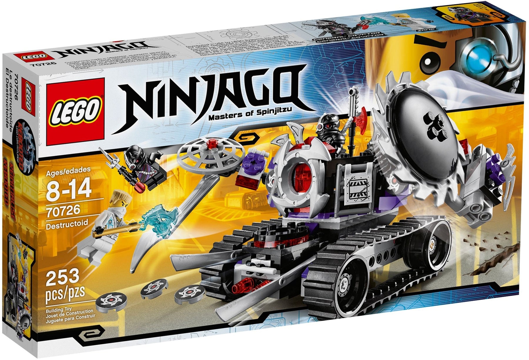LEGO 70726 Destructoid Mech Battle with Zane vs. Nindroids - SuperSaverAU - view 1